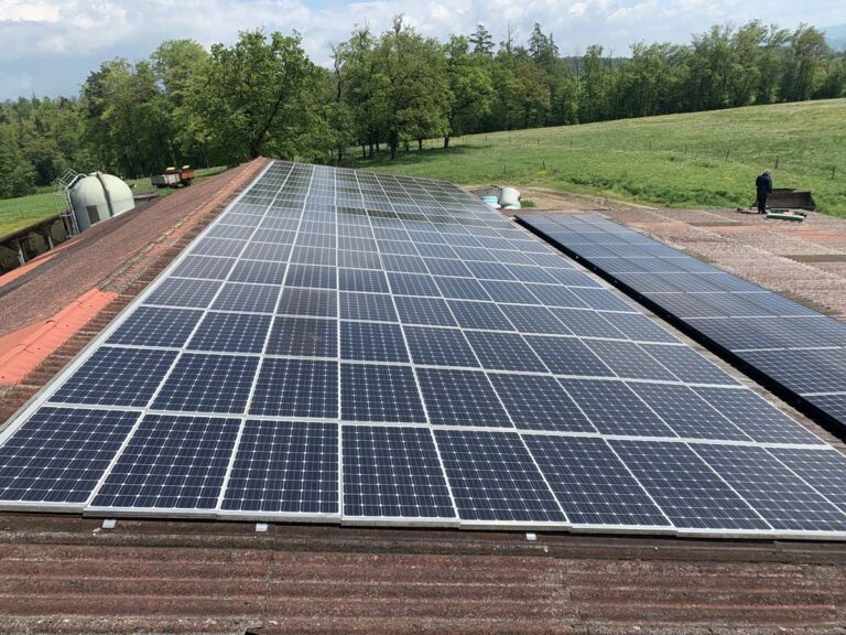 Chantier Courtedoux - Après nettoyage photovoltaïque